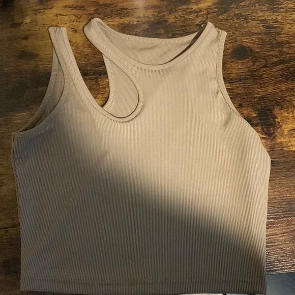 coffee color tank top - Picture 1 of 2